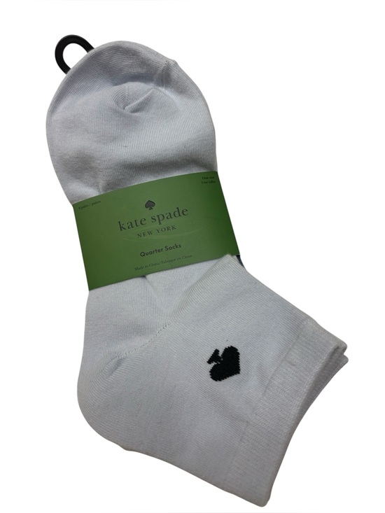 kate spade Accessories - Kate spade 6 pack quarter socks in shades of blue - NWT